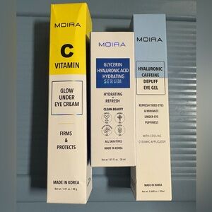 MOIRA Eye & Face Products. Count 3 NEW